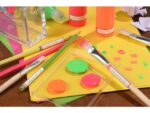 Naam etiket mini Avery 30stuks assorti rood Family