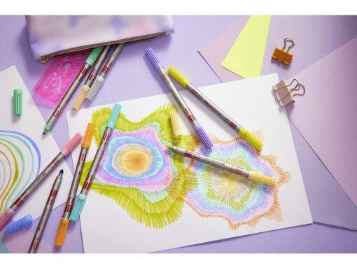 Faber Castell Viltstift Faber-Castell Duo 10 stuks pastel