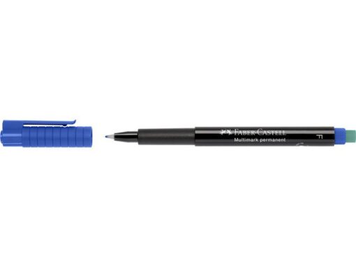 Faber Castell Marker Faber-Castell Multimark permanent F blauw