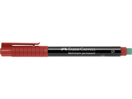 Faber Castell Marker Faber-Castell Multimark permanent S rood