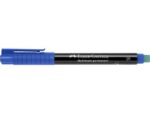 Faber Castell Marker Faber-Castell Multimark permanent S blauw