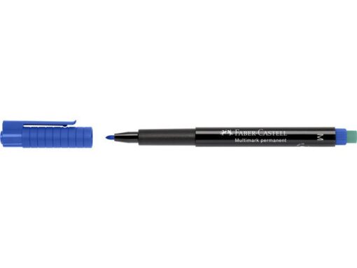 Faber Castell Marker Faber-Castell Multimark permanent M blauw