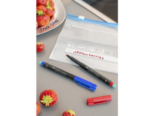Faber Castell Marker Faber-Castell Multimark permanent M blauw