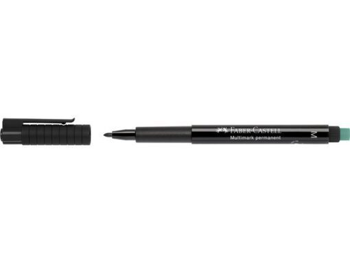 Faber Castell Marker Faber-Castell Multimark permanent M zwart