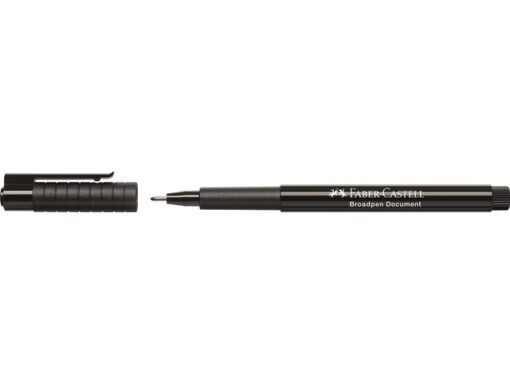 Faber Castell fineliner Faber-Castell Broadpen 1554 zwart