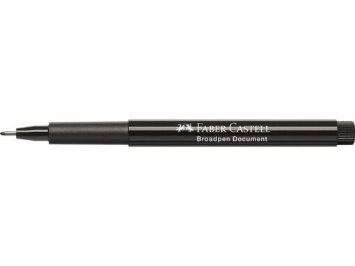 Faber Castell fineliner Faber-Castell Broadpen 1554 zwart