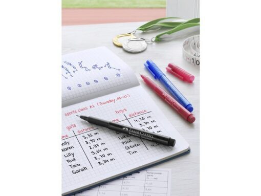 Faber Castell fineliner Faber-Castell Broadpen 1554 zwart