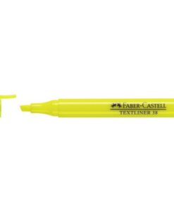 Tekstmarker in potloodmodel met clip. Ideaal voor alle gangbare normaal- en speciaalpapier. Hoge markeringsrendement. Universele inkt op waterbasis met super helderheid. Markeert in 2 lijndiktes: smal en breed. Kleur geel.
