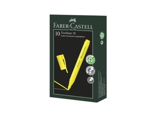 Faber Castell tekstmarker Faber-Castell 38 geel