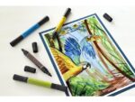 Faber Castell Tekenstift Faber-Castell Pitt Artist Pen duo marker etui a 5 stuks