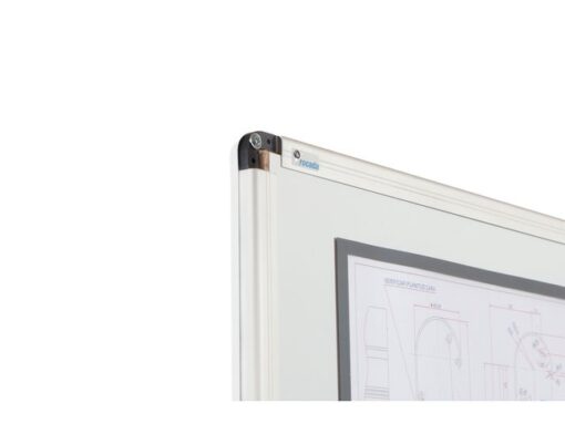 Whiteboard Rocada 45x60cm emaille wit magnetisch