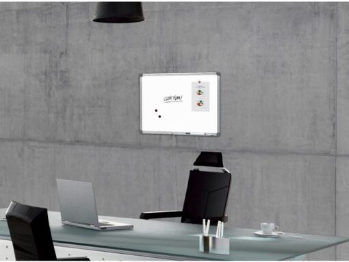 Whiteboard Rocada 45x60cm emaille wit magnetisch