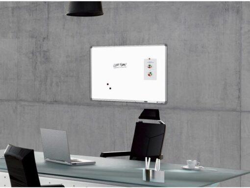 Whiteboard Rocada 60x90cm emaille wit magnetisch