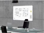 Whiteboard Rocada 90x120cm emaille wit magnetisch