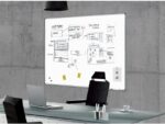 Whiteboard Rocada 120x150cm emaille wit magnetisch