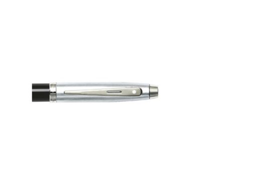 Balpen SHEAFFER 100 E9313 Glossy black barrel brushed       chrome cap nickel plated
