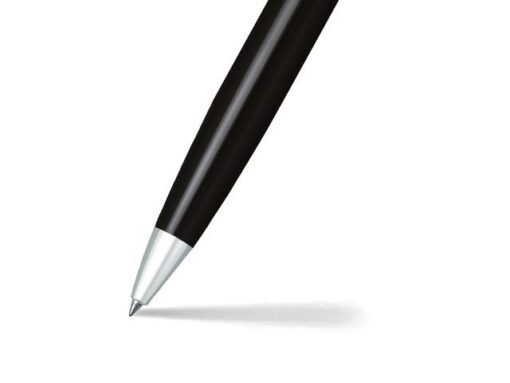 Balpen SHEAFFER 300 E9314 Black barrel chrome cap chrome    plated