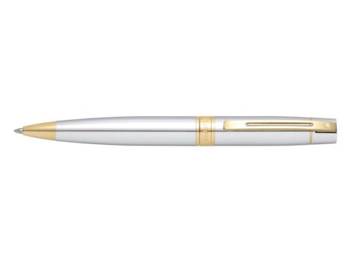 Balpen SHEAFFER 300 E9342 Bright chrome gold tone