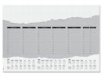 Designonderlegger Sigel Weekplan 24/25/26. 59.5x41cm 52 vel 80 grams FSC papier