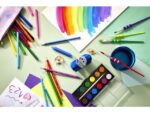 Faber Castell Kleurpotlood Faber-Castell Castle zeskantig metalen etui 48 stuks met accessoires