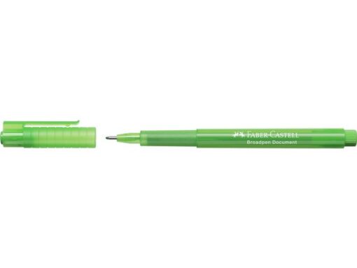 Fineliner Faber Castell Broadpen 1554 lichtgroen