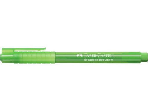 Fineliner Faber Castell Broadpen 1554 lichtgroen