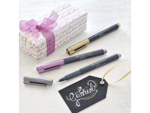 Faber Castell Marker Faber-Castell metallic kleur assorti lijnbreedte     1,5mm