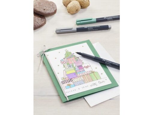 Faber Castell Marker Faber-Castell metallic kleur assorti lijnbreedte     1,5mm