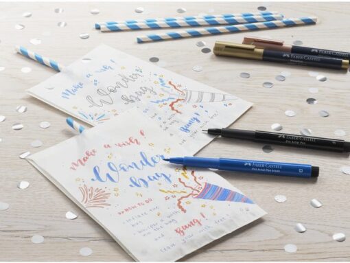 Faber Castell Marker Faber-Castell metallic kleur assorti lijnbreedte     1,5mm