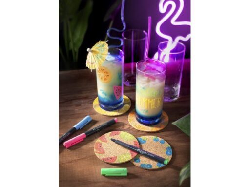 Faber Castell Markers Faber-Castell Neon display assorti kleuren 120 stuks