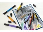 Faber Castell Tekenstift Faber-Castell Pitt Artist Pen duo marker 167 permanent olijf groen