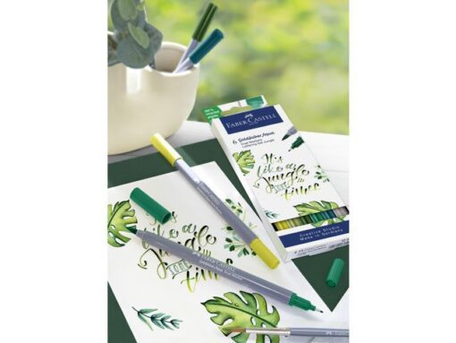 Faber Castell Duo aquarelmarker Faber-Castell Goldfaber etui 6 stuks Seasi