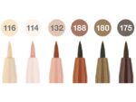 Faber Castell Tekenstift Faber-Castell Pen Brush "Portret" etui á 6 stuks