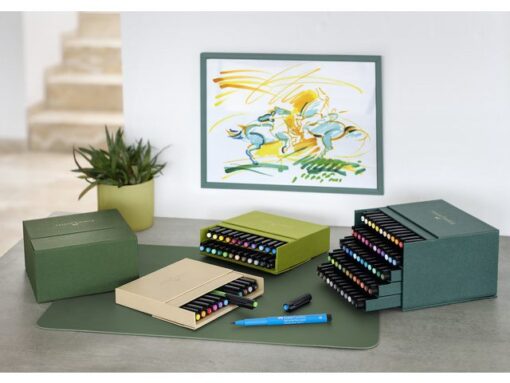 Faber Castell Tekenstift Faber-Castell Pitt Artist Pen Brush 24dlg studiobox