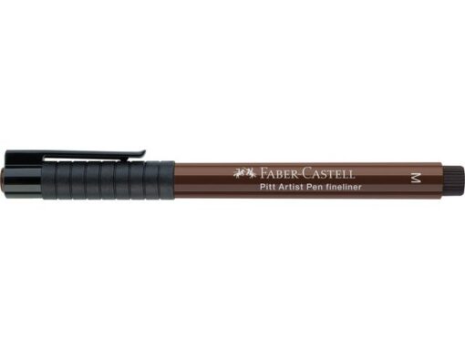 Faber Castell Tekenstift Faber-Castell Pitt Artist Pen M donker sepia