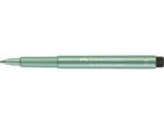 Faber Castell Tekenstift Faber-Castell Pitt Artist Pen 294 groen metallic