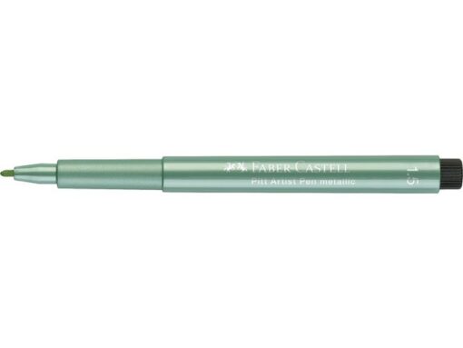 Faber Castell Tekenstift Faber-Castell Pitt Artist Pen 294 groen metallic