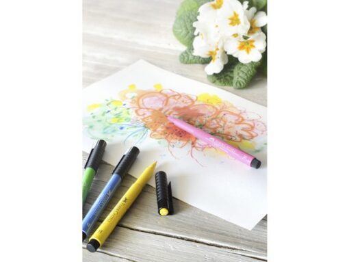 Faber Castell Tekenstift Faber-Castell Pitt Artist Pen Brush 112 bladgroen