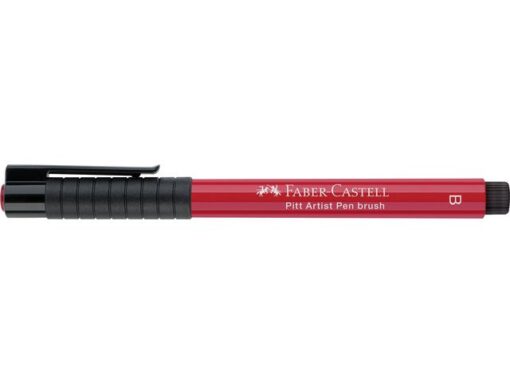 Faber Castell Tekenstift Faber-Castell Pitt Artist Pen Brush 121          geraniumrood fel