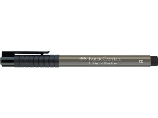 Faber Castell Tekenstift Faber-Castell Pitt Artist Pen Brush 273          warmgrijs IV