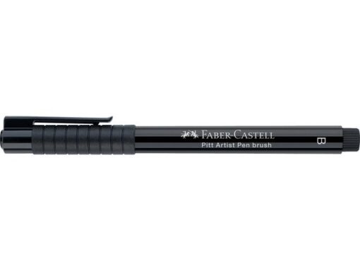 Faber Castell Tekenstift Faber-Castell Pitt Artist Pen Brush 199 zwart