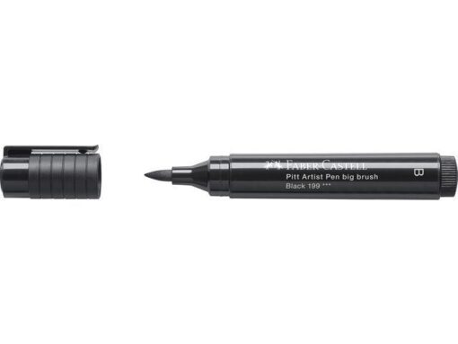 Faber Castell Tekenstift Faber-Castell Pitt Artist Pen Big Brush 199 zwart