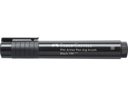 Faber Castell Tekenstift Faber-Castell Pitt Artist Pen Big Brush 199 zwart