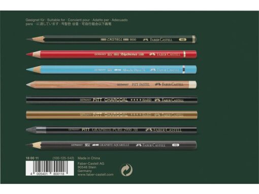 Faber Castell Bewaarblik Faber-Castell geschikt voor 36 potloden. Voorzien van 3 inleg trays.