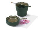 Faber Castell watercup Faber-Castell Clic & Go donkergroen