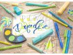 Faber Castell puntenslijper Faber-Castell "Sleeve" assorti kleuren 2-gaats display a 12 stuks