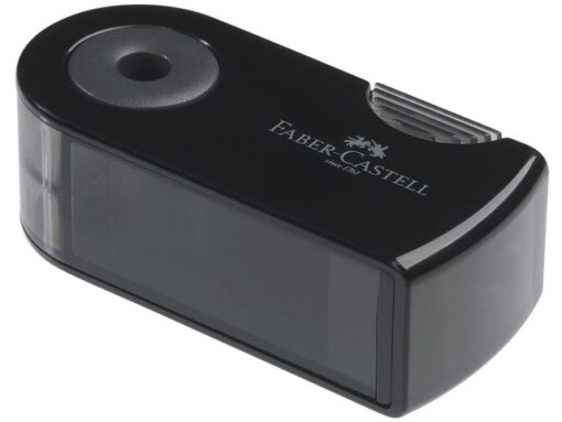 Faber Castell puntenslijper Faber-Castell "Sleeve" Mini enkel zwart