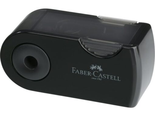 Faber Castell puntenslijper Faber-Castell "Sleeve" Mini enkel zwart