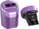 Faber Castell Puntenslijper Faber-Castell RollOn sparkle duo display 6 stuks assorti kleur: rose, violet en ocean metallic