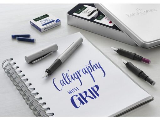 Faber Castell inktpatronen Faber-Castell blauw doosje a 6 stuks